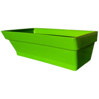 Кашпо садове пластикове прямокутне 120×61,3×40 см