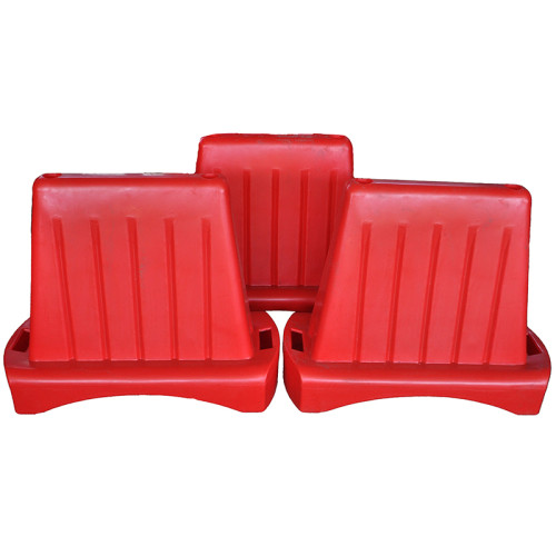 Водоналивний дорожній блок 1000 мм червоний