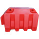 Водоналивний дорожній блок 1200 мм червоний