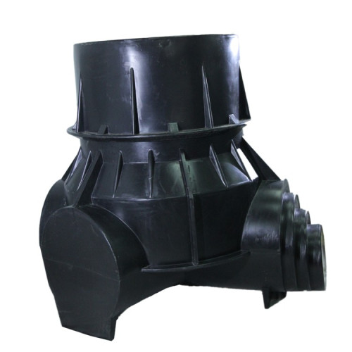 Каналізаційний лотковий хрестоподібний колодязь PE КнЛКр-1000