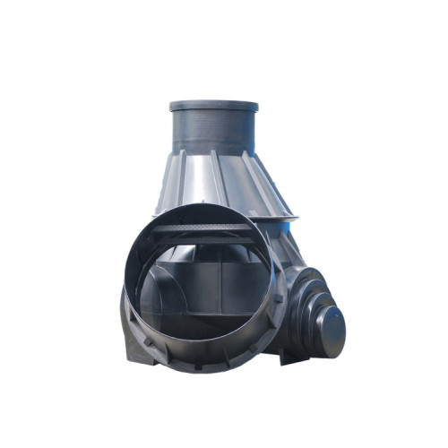 Каналізаційний лотковий хрестоподібний колодязь PE КнЛКр-1000