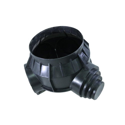 Каналізаційний лотковий хрестоподібний колодязь PE КнЛКр-1000