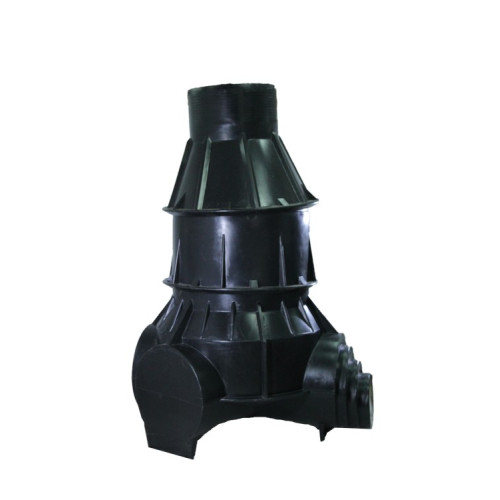 Каналізаційний лотковий хрестоподібний колодязь PE КнЛКр-1000