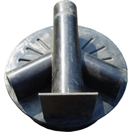 Каналізаційний лотковий хрестоподібний колодязь PE КнЛКр-660