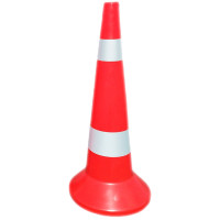 Дорожній конус пластиковий 80 см світловідбивний
